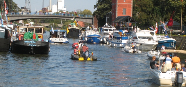 Parade of boats