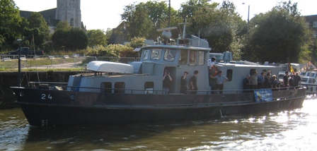 Navy boat 24