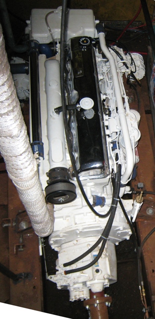 engine top view